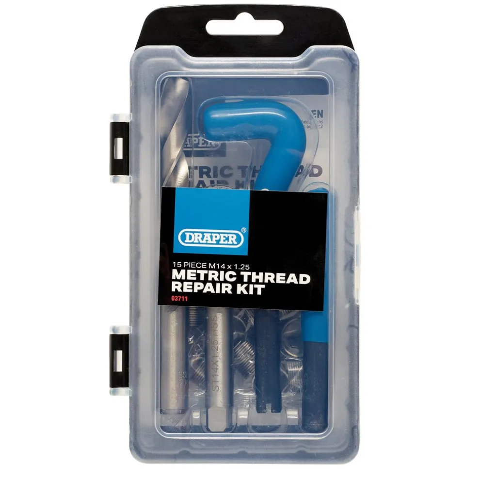 Metric Thread Repair Kit, M14 x 1.25 (15 Piece)