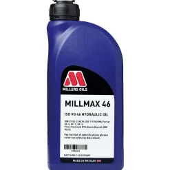 Millers Oils Millmax 46 Hydraulic Oil, 1L