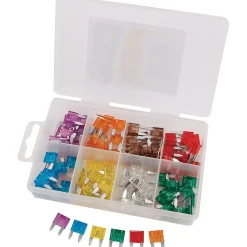 Mini Automotive Plug-In Fuse Assortment (100 Piece)