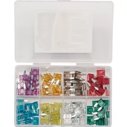 Mini Automotive Plug-In Fuse Assortment (100 Piece)