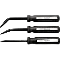 Mini Pry Bar Set, 125mm, Black (3 Piece)