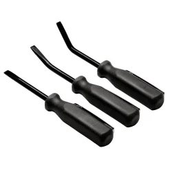 Mini Pry Bar Set, 125mm, Black (3 Piece)