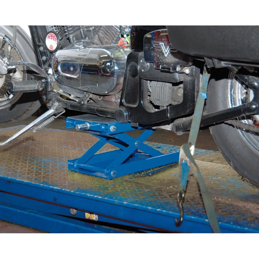 Motorcycle Scissor Stand with Pad, 450kg