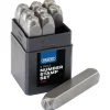 0 - 9 Number Stamp Set, 1/4"