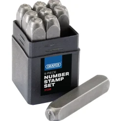 0 - 9 Number Stamp Set, 1/4"