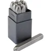 0 - 9 Number Stamp Set, 1/8"