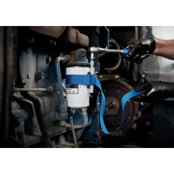 Oil Filter Strap Wrench, 3/8" and 1/2" Sq. Dr.