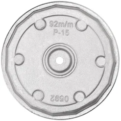 Oil Filter Wrench, 3/8" Sq. Dr., 92mm/15 Flutes