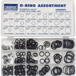 O-Ring Assortment (225 Piece)
