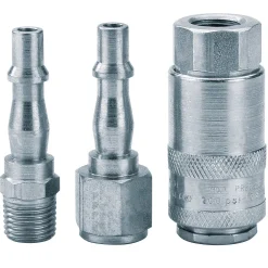 1/4" PCL BSP Air Line Coupling Set (3 Piece)