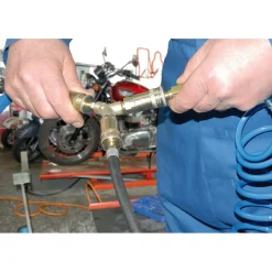 PCL Twin Standard Coupling, 2 x Male Couplings, 1 x Tailpiece