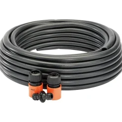 Perforated Soaker Hose, 12mm Bore, 15m, Black