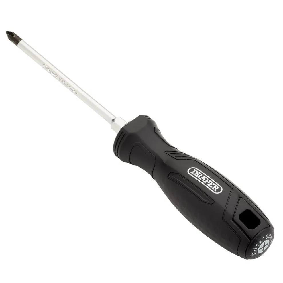 Phillips Hard Grip Screwdriver, PH1 x 100mm