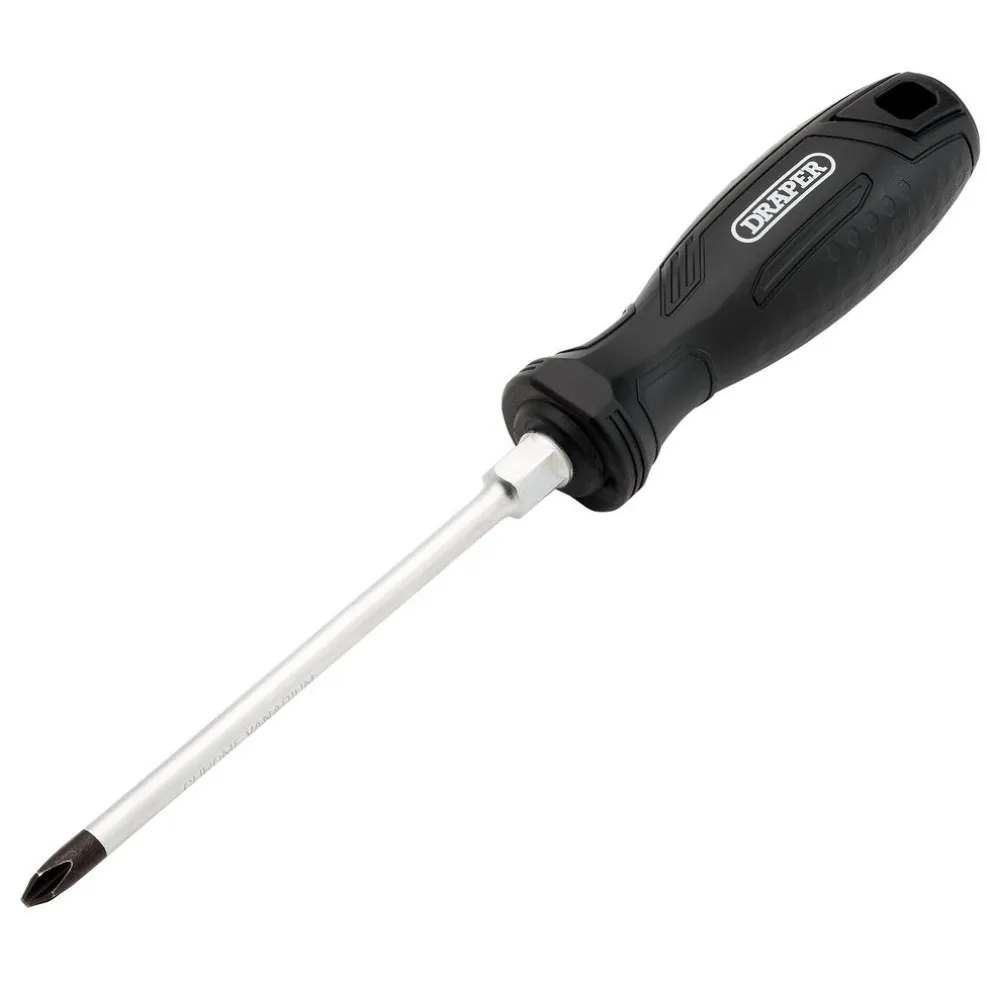 Phillips Hard Grip Screwdriver, PH2 x 125mm