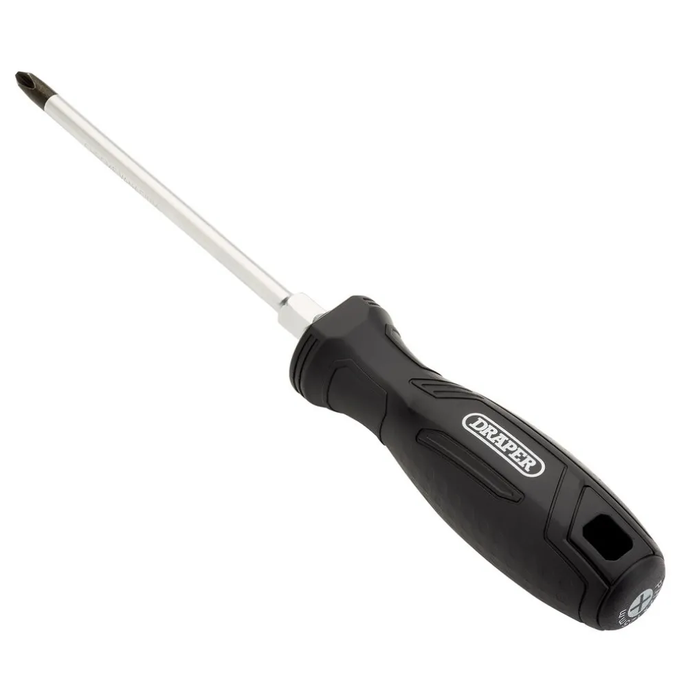 Phillips Hard Grip Screwdriver, PH2 x 125mm