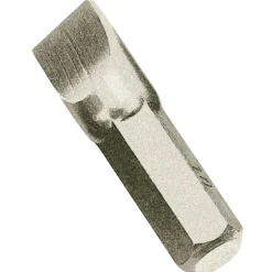 Plain Slot Impact Screwdriver Bit, 10mm