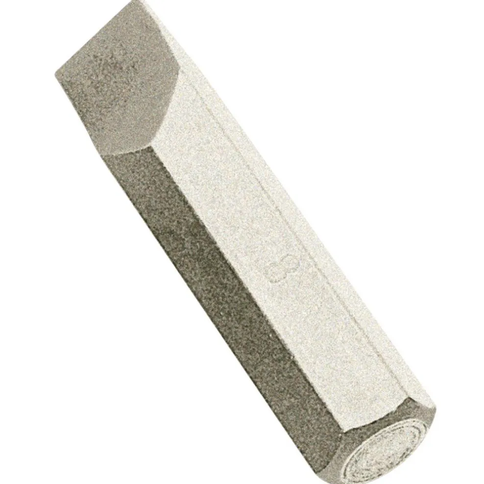 Plain Slot Impact Screwdriver Bit, 8mm