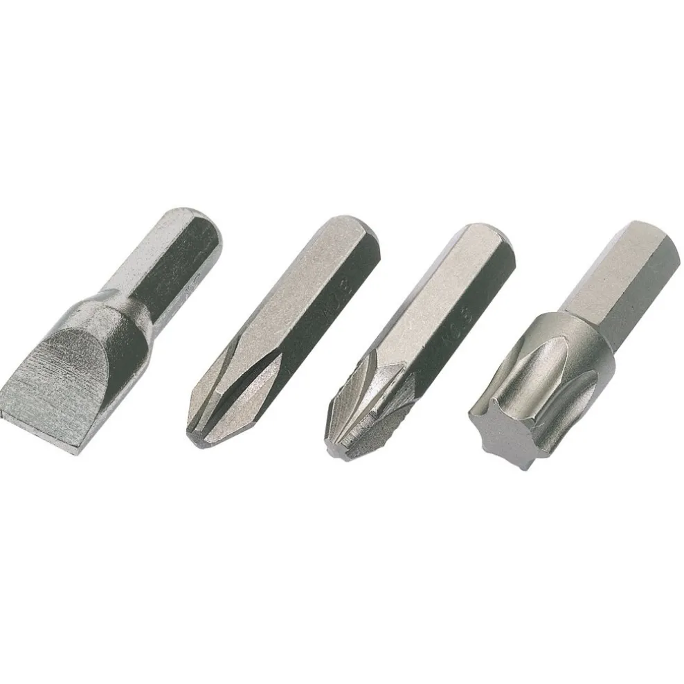 Plain Slot Impact Screwdriver Bit, 8mm
