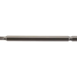 Plain Slot Insert Bit, 4.5mm, 1/4" Hex, 100mm Long (Pack of 1)