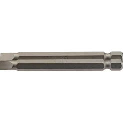 Plain Slot Insert Bit, 6mm, 1/4" Hex, 75mm Long (Pack of 2)