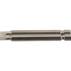 Plain Slot Insert Bit, 4.5mm, 1/4" Hex, 75mm Long (Pack of 2)