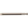 Plain Slot Insert Bit, 8mm, 1/4" Hex, 100mm Long (Pack of 1)