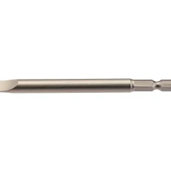Plain Slot Insert Bit, 8mm, 1/4" Hex, 100mm Long (Pack of 1)