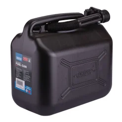 Plastic Fuel Can, 10L, Black