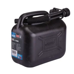 Plastic Fuel Can, 5L, Black