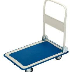 Platform Trolley with Folding Handle, 630 x 480 x 850mm, 150kg