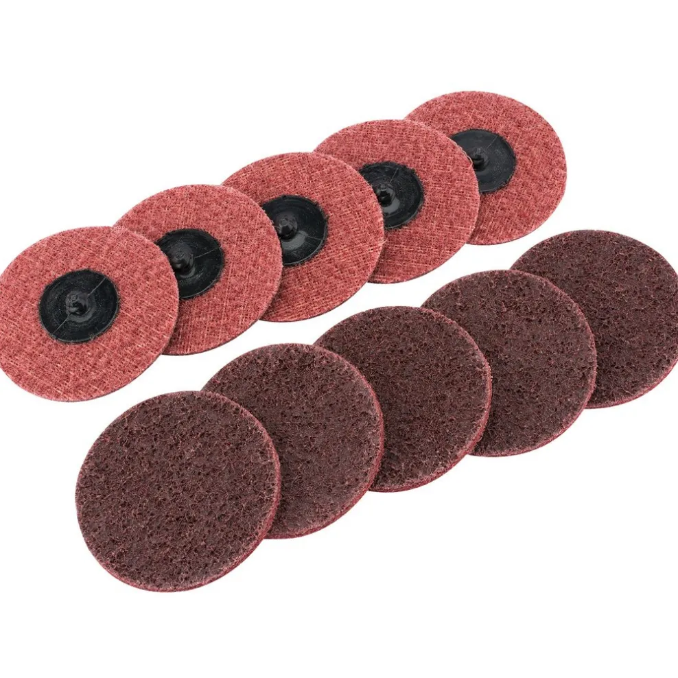 Polycarbide Abrasive Pads, 75mm, Medium (Pack of 10)