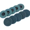 Polycarbide Abrasive Pads, 75mm, Fine (Pack of 10)