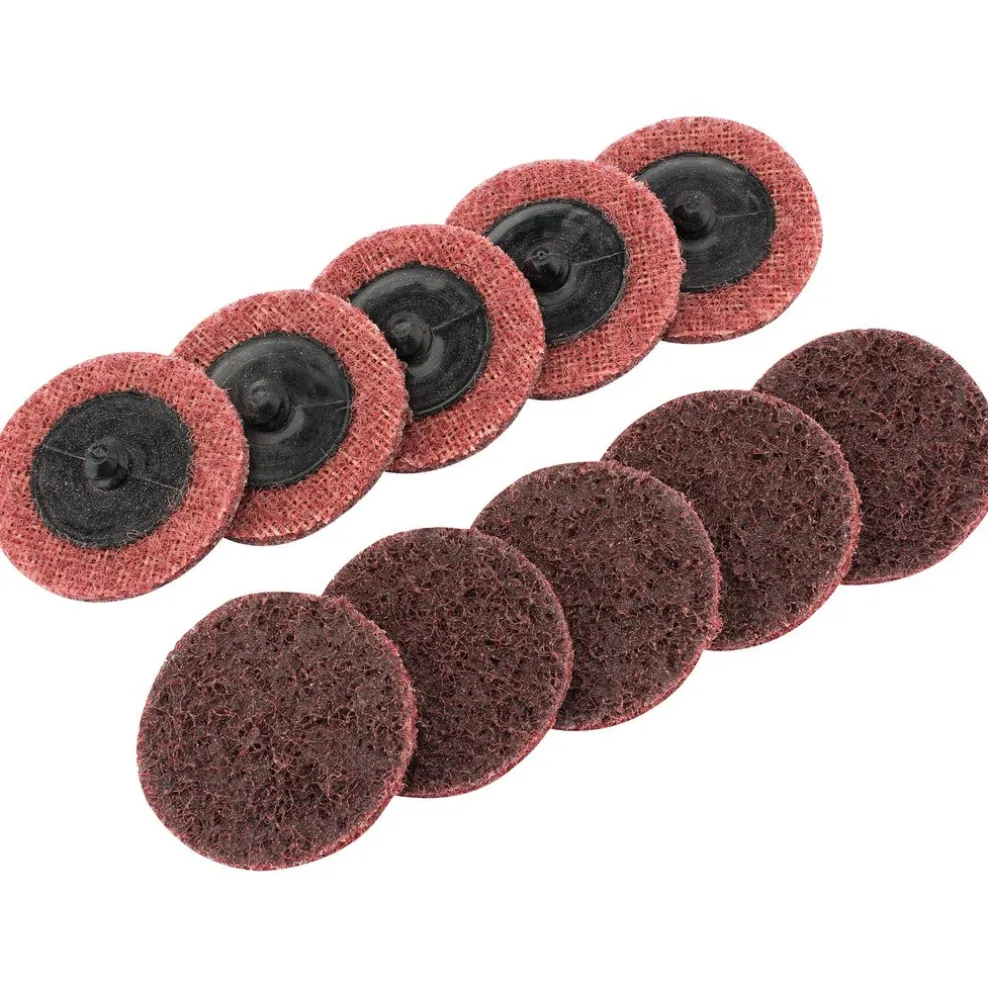 Polycarbide Abrasive Pads, 50mm, Medium (Pack of 10)
