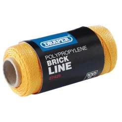 Polypropylene Brick Line, 100m, Orange