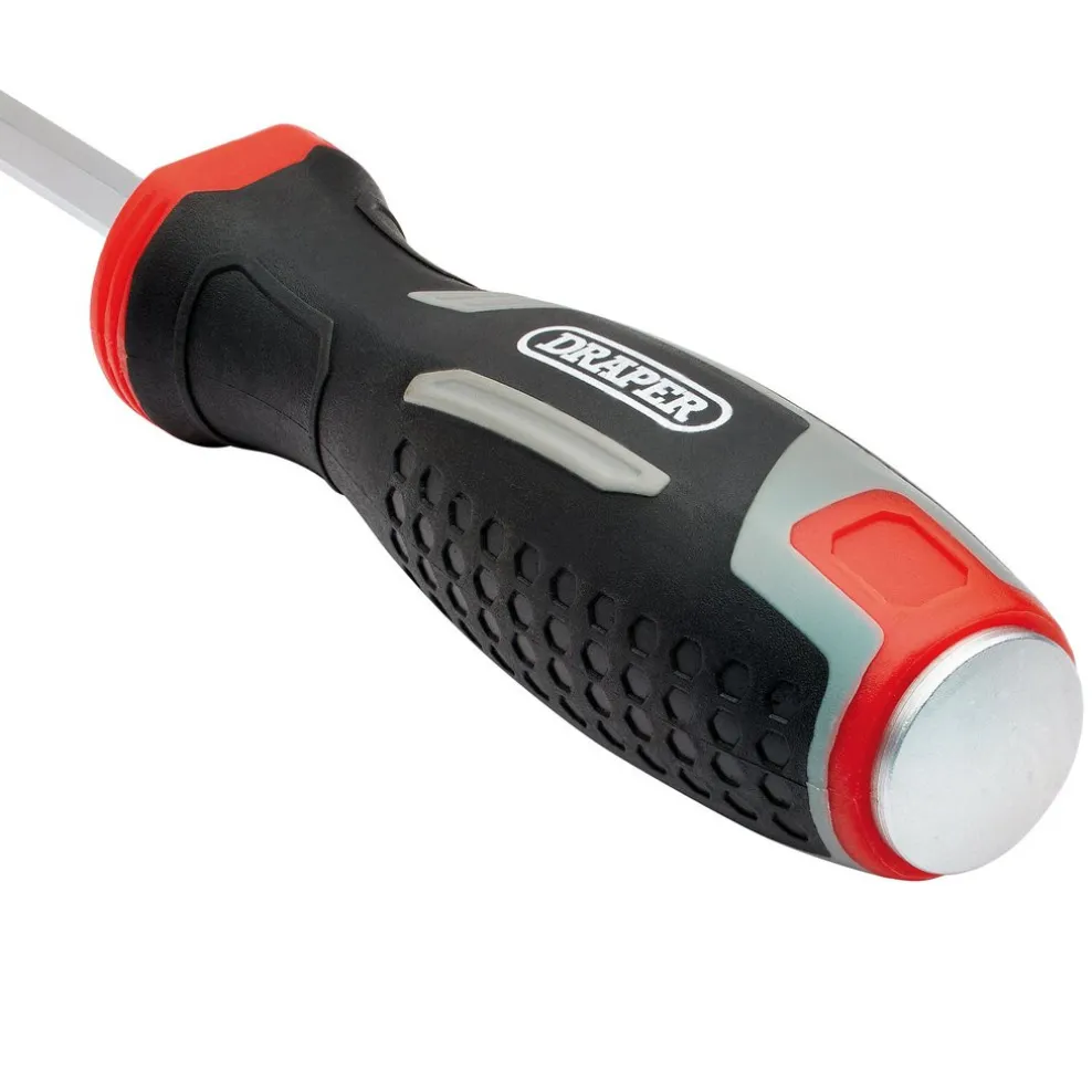 Pound Thru Slotted Soft Grip Screwdriver, SL6.5 x 150mm