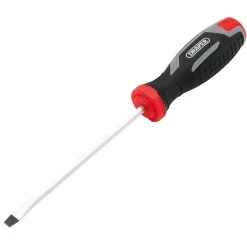 Pound Thru Slotted Soft Grip Screwdriver, SL5.5 x 125mm