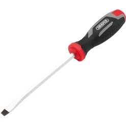 Pound Thru Slotted Soft Grip Screwdriver, SL8 x 150mm