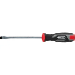 Pound Thru Slotted Soft Grip Screwdriver, SL8 x 150mm