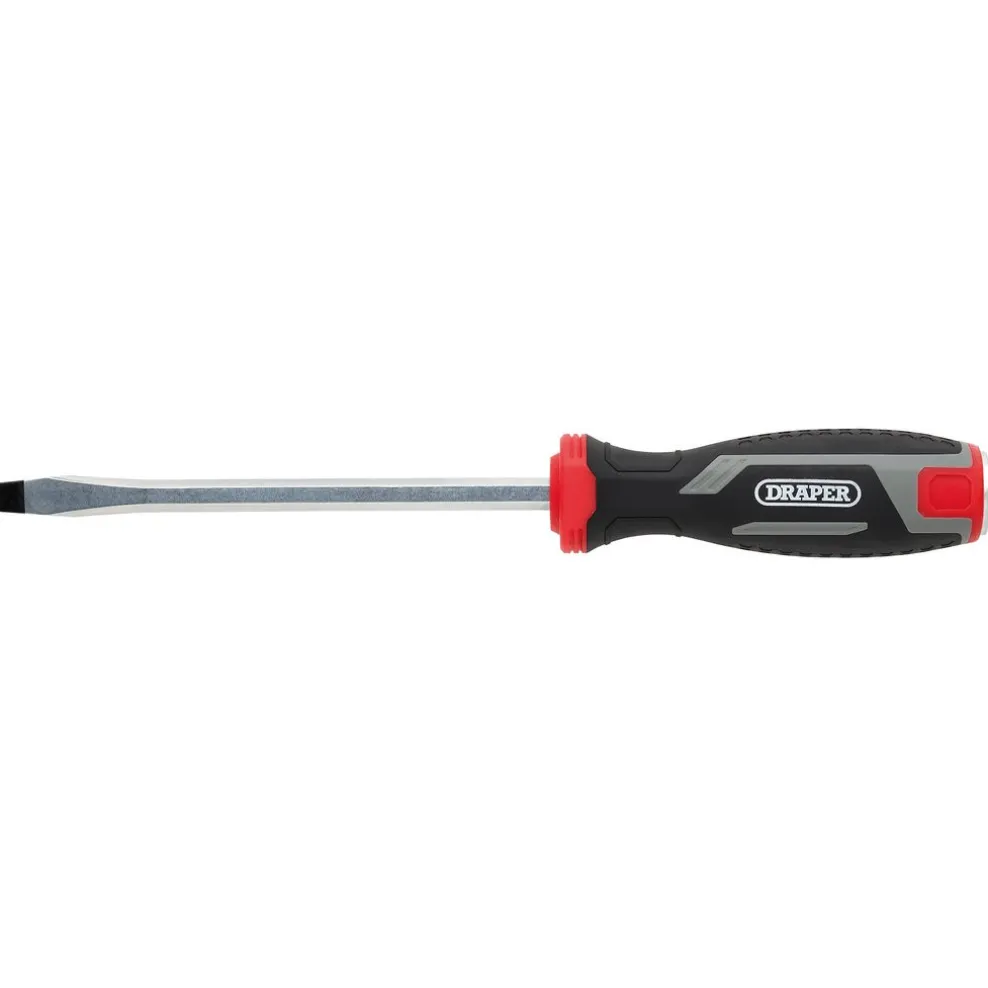Pound Thru Slotted Soft Grip Screwdriver, SL8 x 150mm