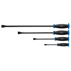 Pound Thru' Soft Grip Pry Bar Set with Hand Guard (4 Piece)