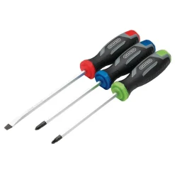 Pound Thru Soft Grip Screwdriver Set (3 Piece)