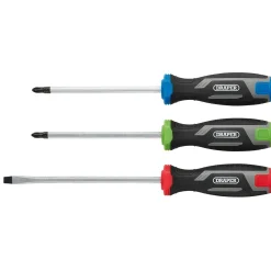 Pound Thru Soft Grip Screwdriver Set (3 Piece)