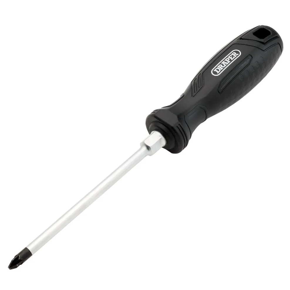 Pozi Hard Grip Screwdriver, PZ2 x 125mm