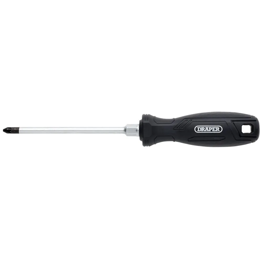 Pozi Hard Grip Screwdriver, PZ2 x 125mm