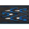 Precision Plier Set in 1/4 Drawer EVA Insert Tray (5 Piece)