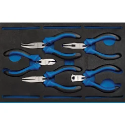 Precision Plier Set in 1/4 Drawer EVA Insert Tray (5 Piece)
