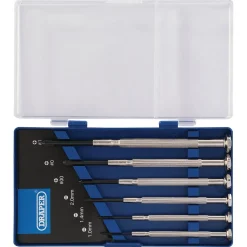 Precision Screwdriver Set, 3 x Plain Slot, 3 x Cross Slot (6 Piece)