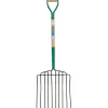 10 Prong Manure Fork with Wood Shaft and MYD Handle