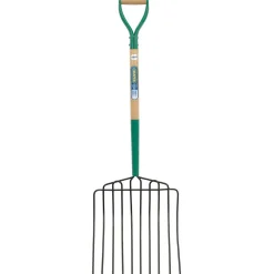 10 Prong Manure Fork with Wood Shaft and MYD Handle