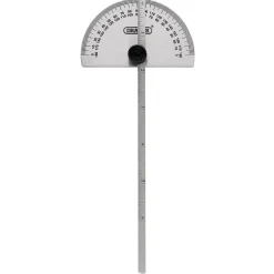 Protractor with Depth Gauge